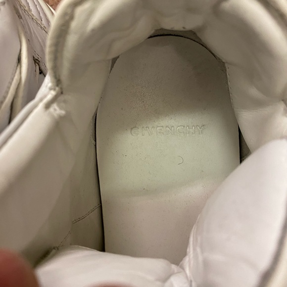 Givenchy white leather tyson high top - Picture 4 of 7